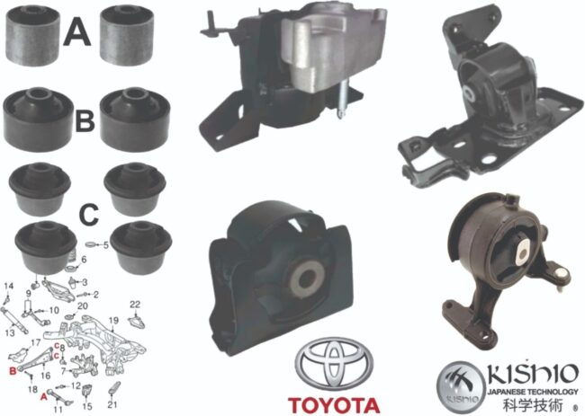 Soportes Motor Caja Y Bujes Suspension Toyota Rav4 2.4 06-08