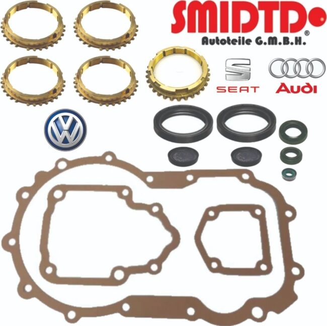 Jgo Juntas  Retenes Caja 5 Veloci Bronces Jetta A3 1.8 93-99 - Image 2