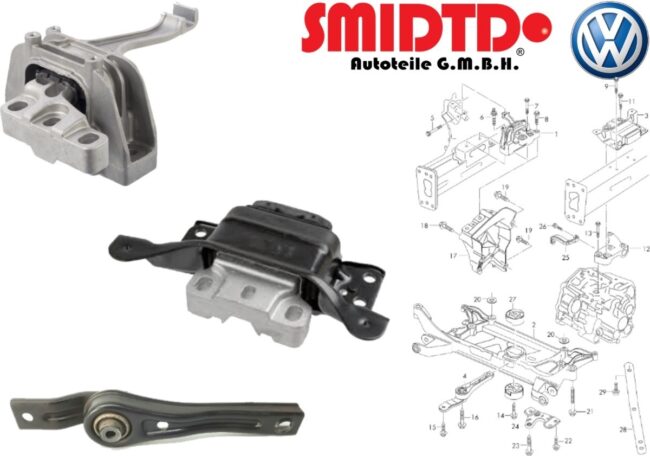 Soporte Derecho, Izquierdo Std Y Torsion Audi A3 Hybri 16-18 - Image 2