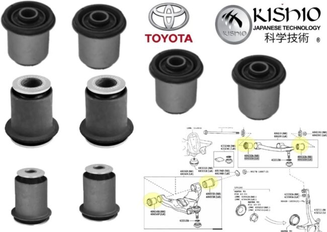 Bujes De Horquilla Sup Y Inf Toyota Tacoma Prerunner 05-20
