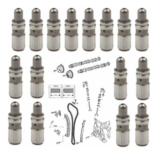 16 Buzos De Motor Hidraulicos Toyota Hiace 2.7l 2013-2019 - Image 3