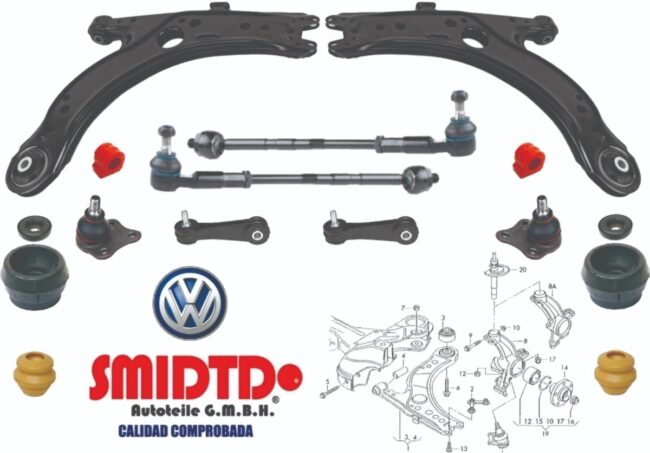 Bieleta Horquilla Rotula Base Std / Aut Vw Bettle 1.8 99-08