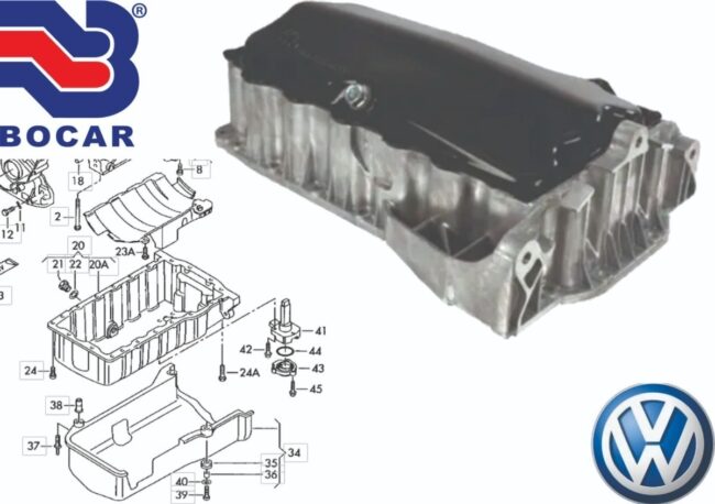 Carter De Aceite  Junta Vw Golf A4 99-08 2.0 Hybrido - Image 4