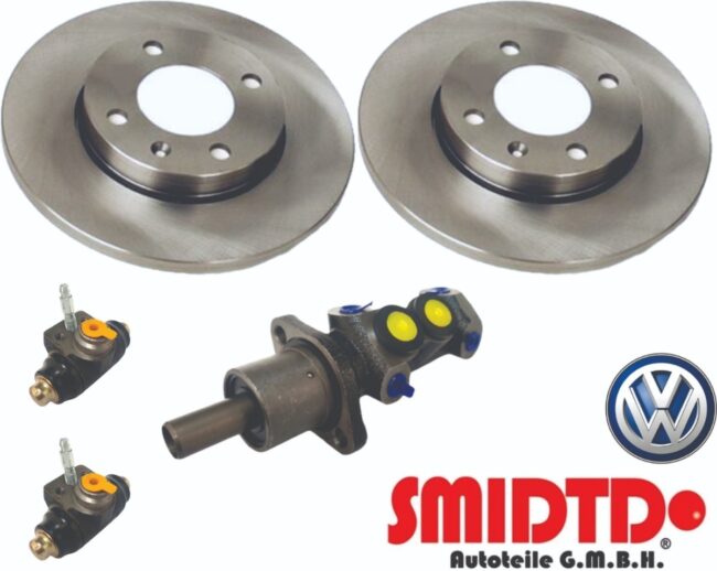 Kit Discos De Freno Bomba Y Cilindros Golf A3 93-8 Solido