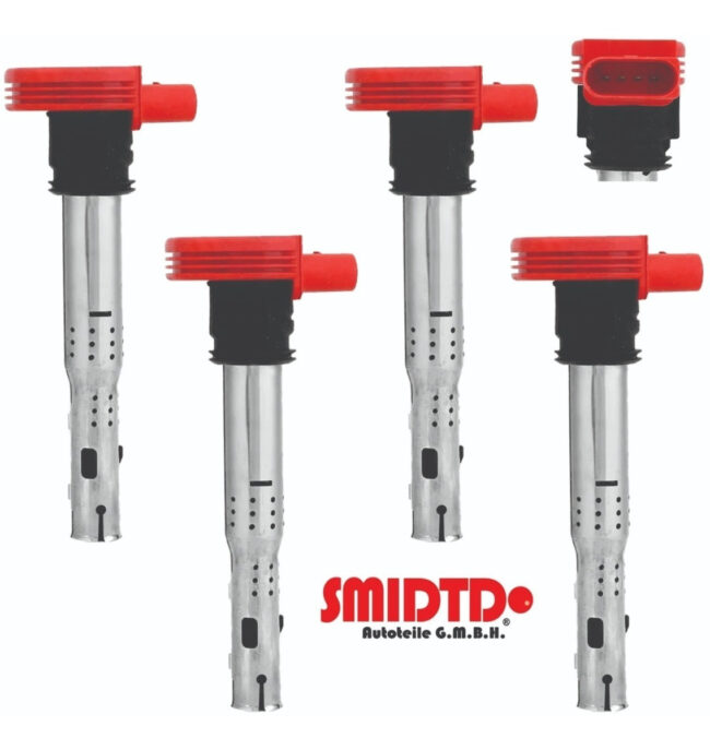 4 Bobinas De Encendido Roja Audi A4 2012-2012 V6 3.2 Lts