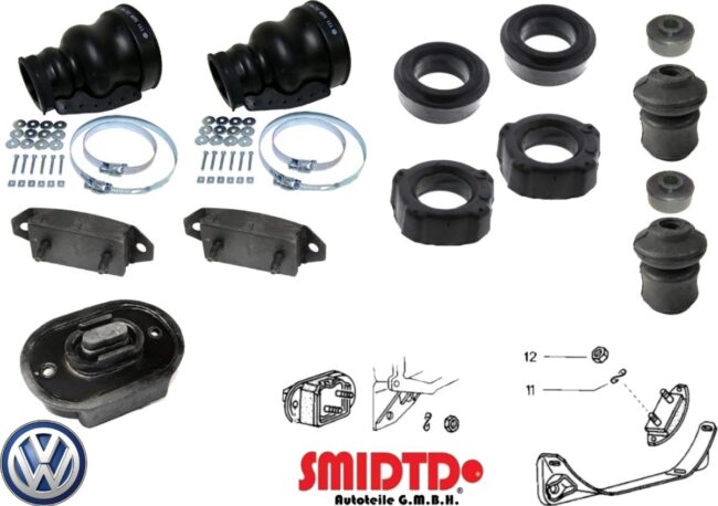 Soportes Gomas Rebotes Y Machetas Vw Sedan 1.6l 74-00 Vocho