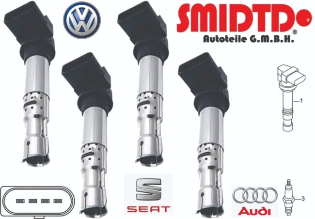 4 Bobinas Tipo Lapiz Vw Polo 1.4l 13-14 - Image 2