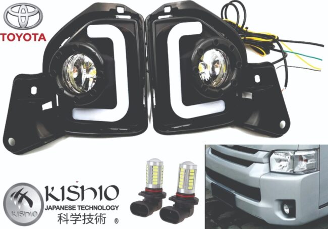 Faros Niebla Led C/ Direccionales Facia Toyota Hiace 14-19 - Image 4