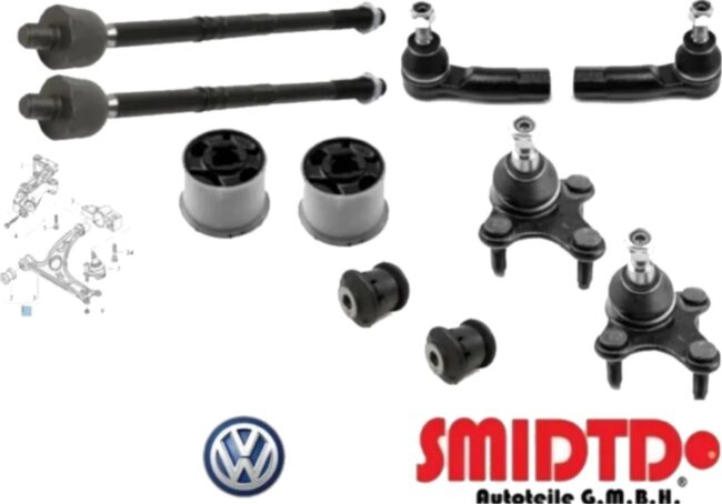 Kit Rotulas Bieletas Terminales Bujes Vw Passat 05-10