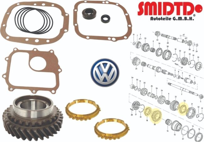 Engrane 2a Veloci Juntas Bronces Retenes Vw Combi 1.6l 74-86 - Image 2