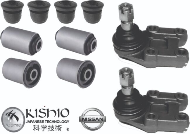 8 Bujes 2 Rotulas Nissan Urvan 02-18 2.4l 2.5l Nv350 Kishio