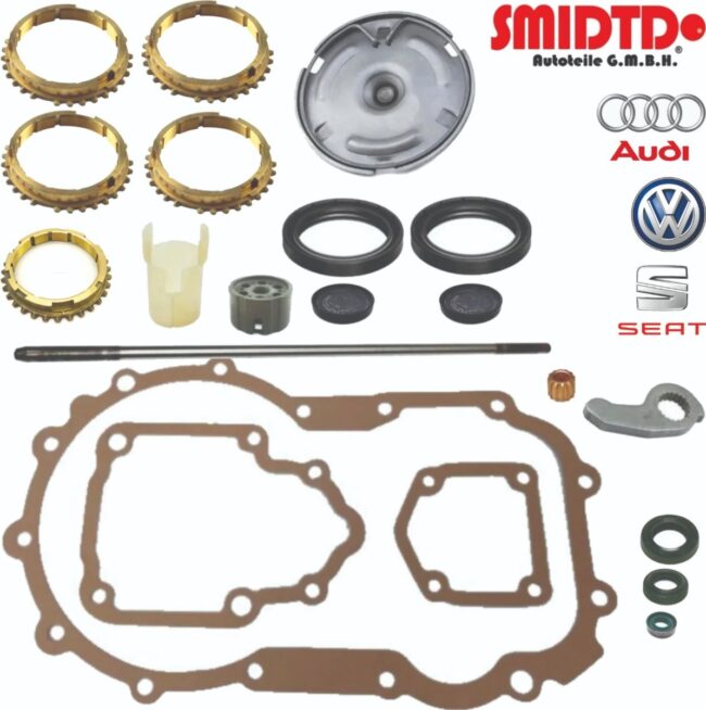 Jgo Juntas Bronces Caja 5 Veloc Retene Vw Jetta A3 1.8 93-99 - Image 2