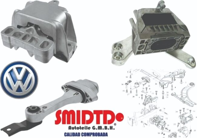 Soportes Motor Y Caja Automatica Y Std Vw Bettle 2.5 2009