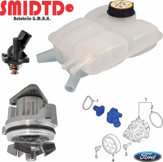 Bomba De Agua, Deposito Y Termostato Ford Focus 2.0l 03-07 - Image 3