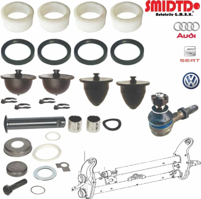 Bujes De Suspension Topes Perno Terminal Vw Combi 1.6 74-86 - Image 3