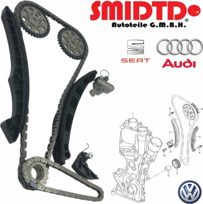 Kit De Distribucion Volksawagen Vento 1.6l 13-20 Gasolina - Image 8