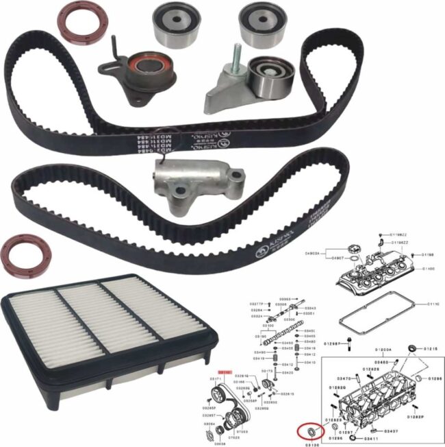 Kit Distribucion Filtro Mitsubishi L200 2.5l Diesel 08-19 - Image 8