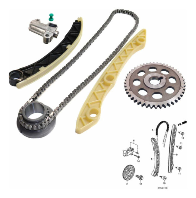 Kit De Distribucion Acura Ilx 2.0l 2013-2015 6 Piezas Kishio - Image 5