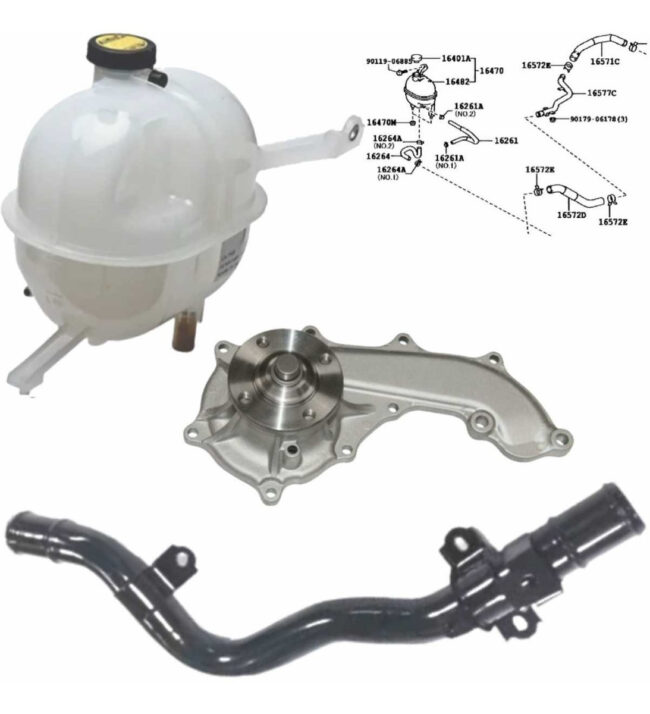 Tubo Agua Superior Deposito Y Bomba Toyota Hiace 2.7l 04-19 - Image 6