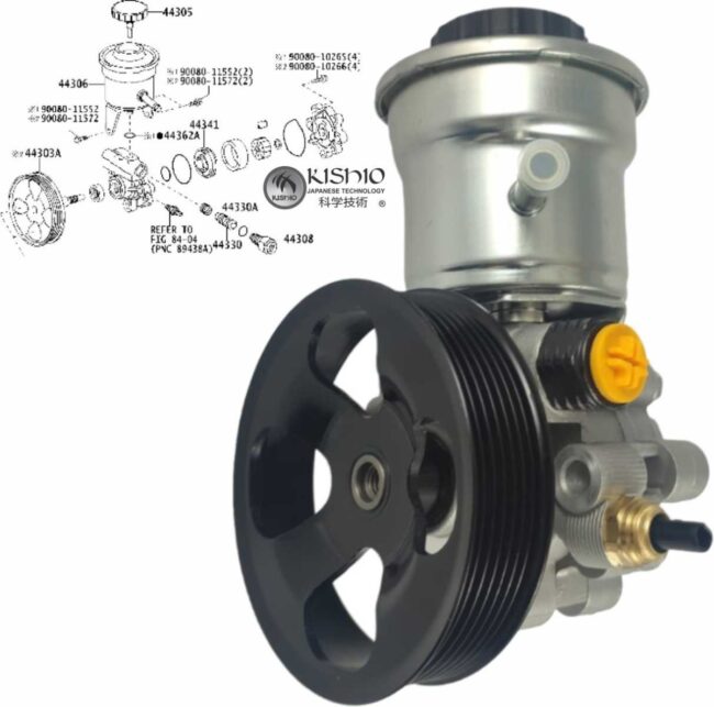 Bomba De Direccion Hidraulica Completa Toyota Tacoma 05-15