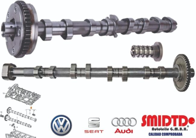 Arbol Levas Valvula Vvt Vw Jetta - Gli 2.0 L Tsi 08-14