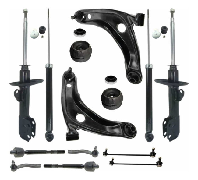 Kit Amortiguadores Horquilla Bases Aplica Yaris 06-18 Japon